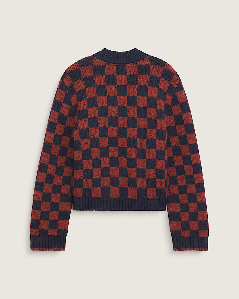 Taka Hayashi For Vault By Vans Cameron Sweater Checkerboard Blue Red