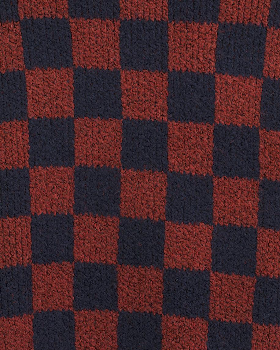Taka Hayashi For Vault By Vans Cameron Sweater Checkerboard Blue Red