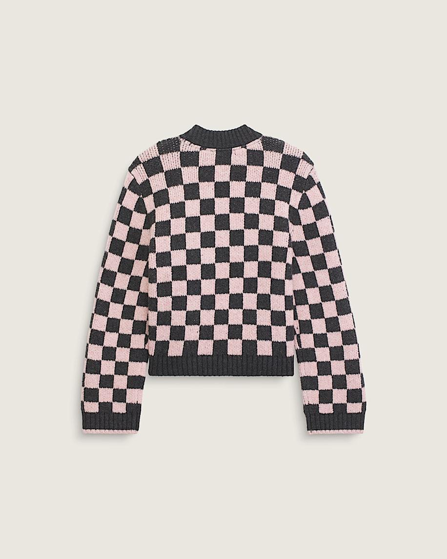 Taka Hayashi For Vault By Vans Cameron Sweater Checkerboard Grey Pink