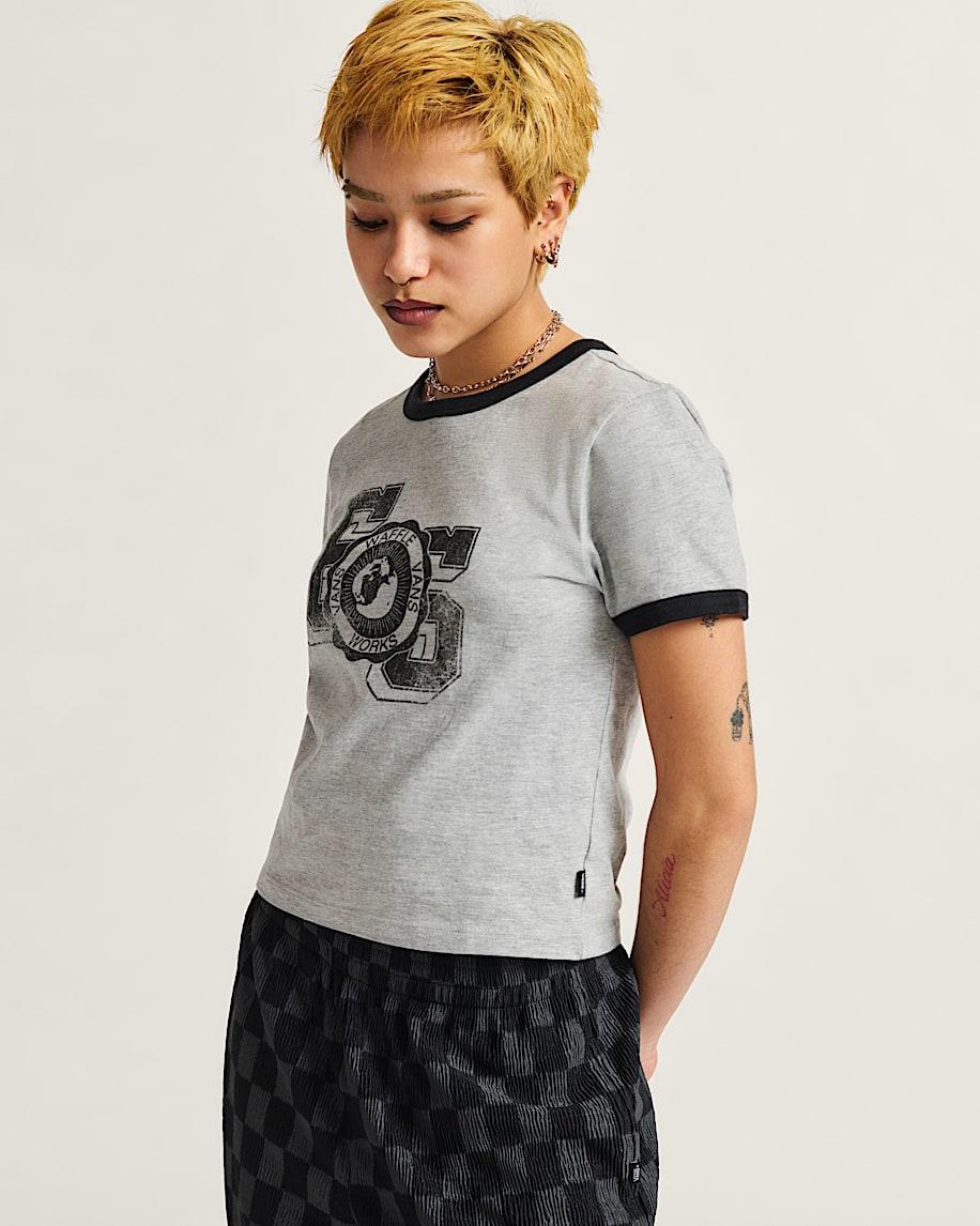 Taka Hayashi For Vault By Vans Campus Tour Ringer T-Shirt Heather Grey Black