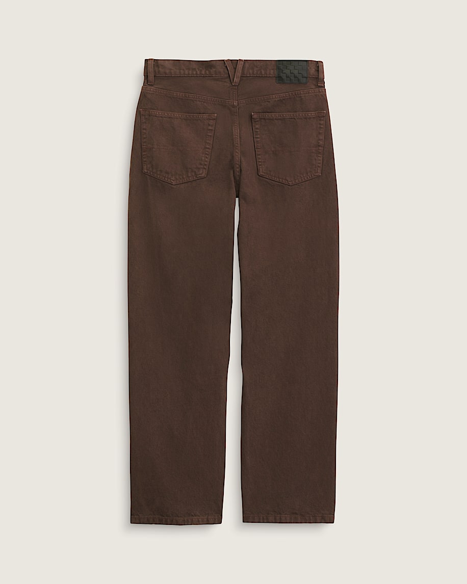 Taka Hayashi For Vault By Vans Check-5 Loose Denim Pants Dark Brown