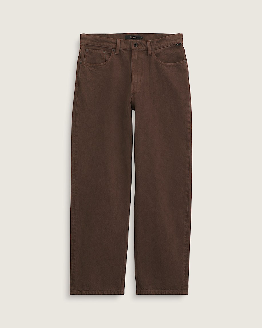 taka hayashi for vault by vans Check-5 Loose Denim Pants Dark Brown