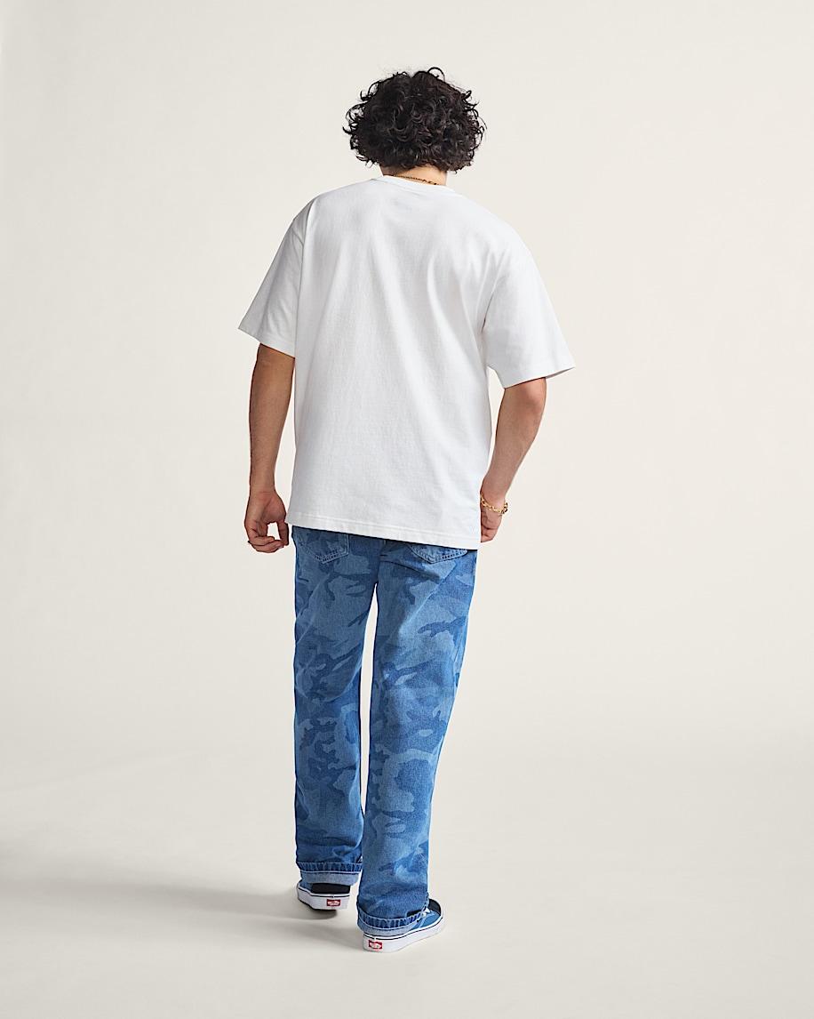 Taka Hayashi For Vault By Vans Check-5 Loose Denim Pants Stonewash Blue