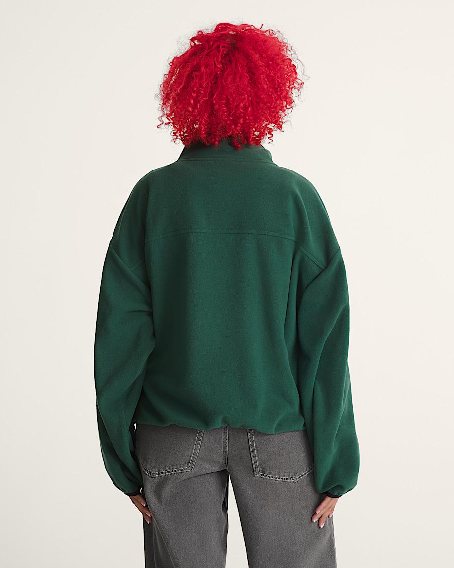 Taka Hayashi For Vault By Vans Check Mark Polar Sweatshirt Emerald Green