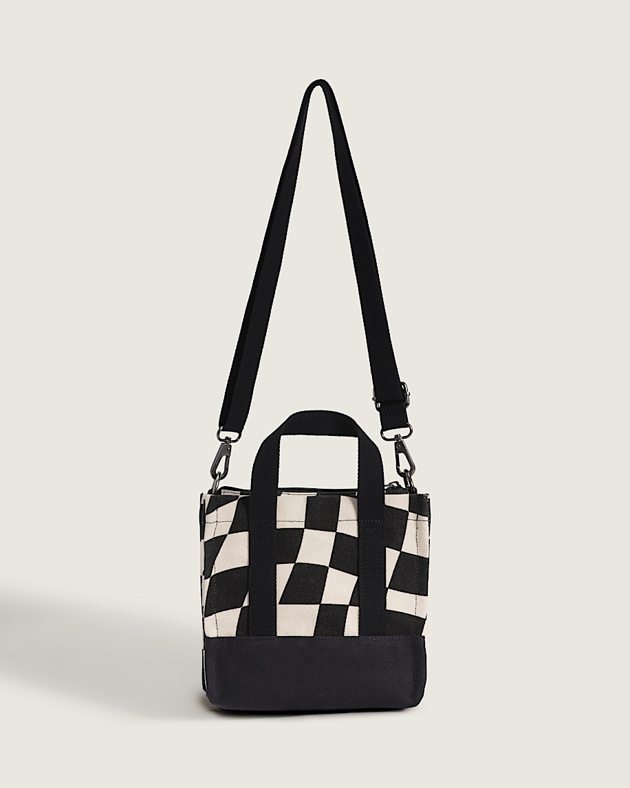 Taka Hayashi For Vault By Vans Checkerboard Lil Pergs Tote Bag Marshmallow White
