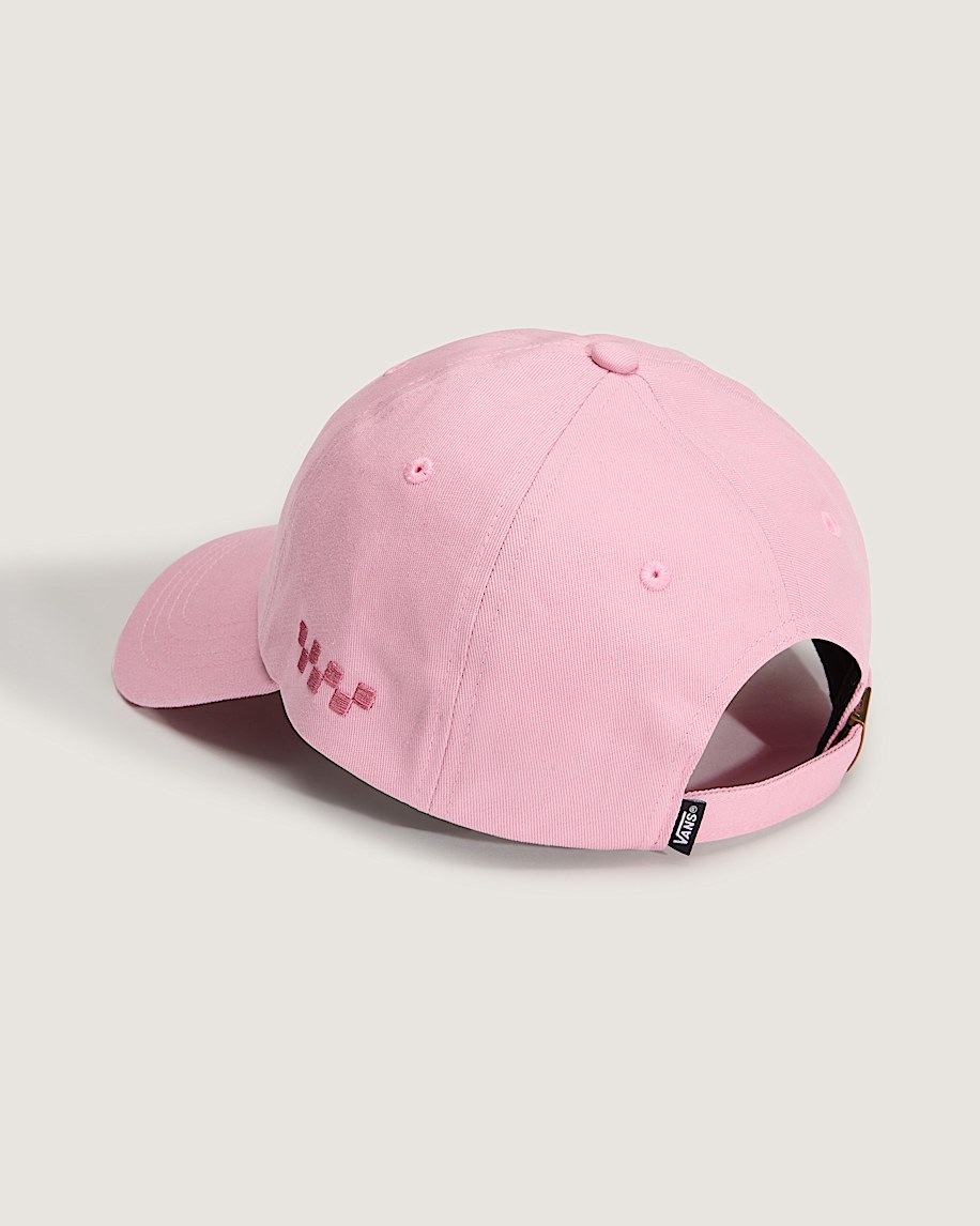 Taka Hayashi For Vault By Vans Checkerboard Side Snapback Hat Dawn Pink