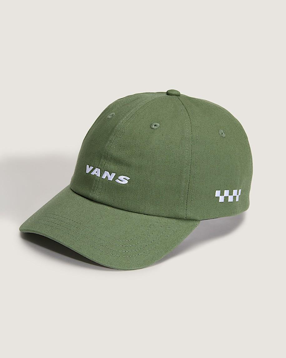 taka hayashi for vault by vans Checkerboard Side Snapback Hat Pine Forest Green