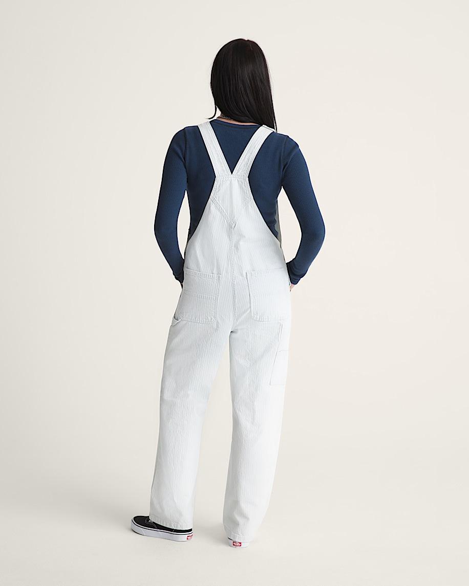 Taka Hayashi For Vault By Vans Chore Stripe Overalls Ice Stripe Blue