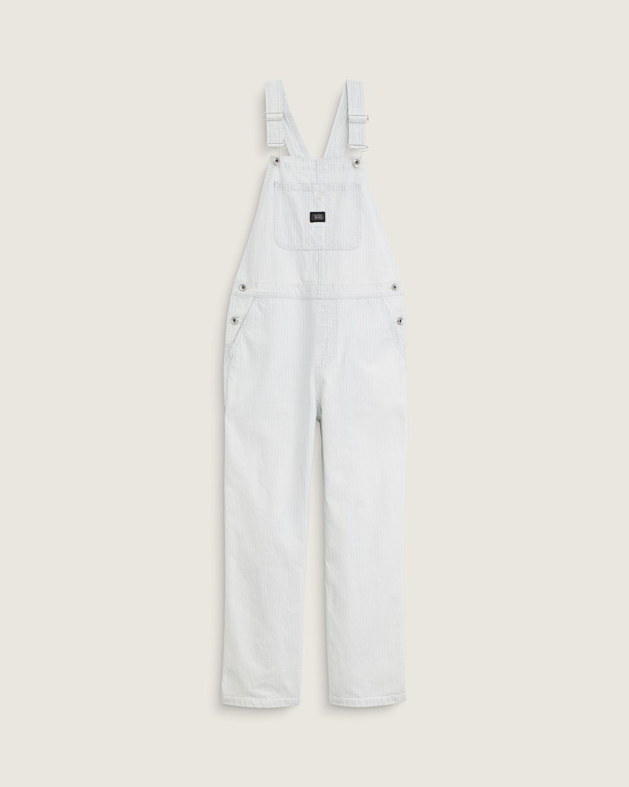 taka hayashi for vault by vans Chore Stripe Overalls Ice Stripe Blue