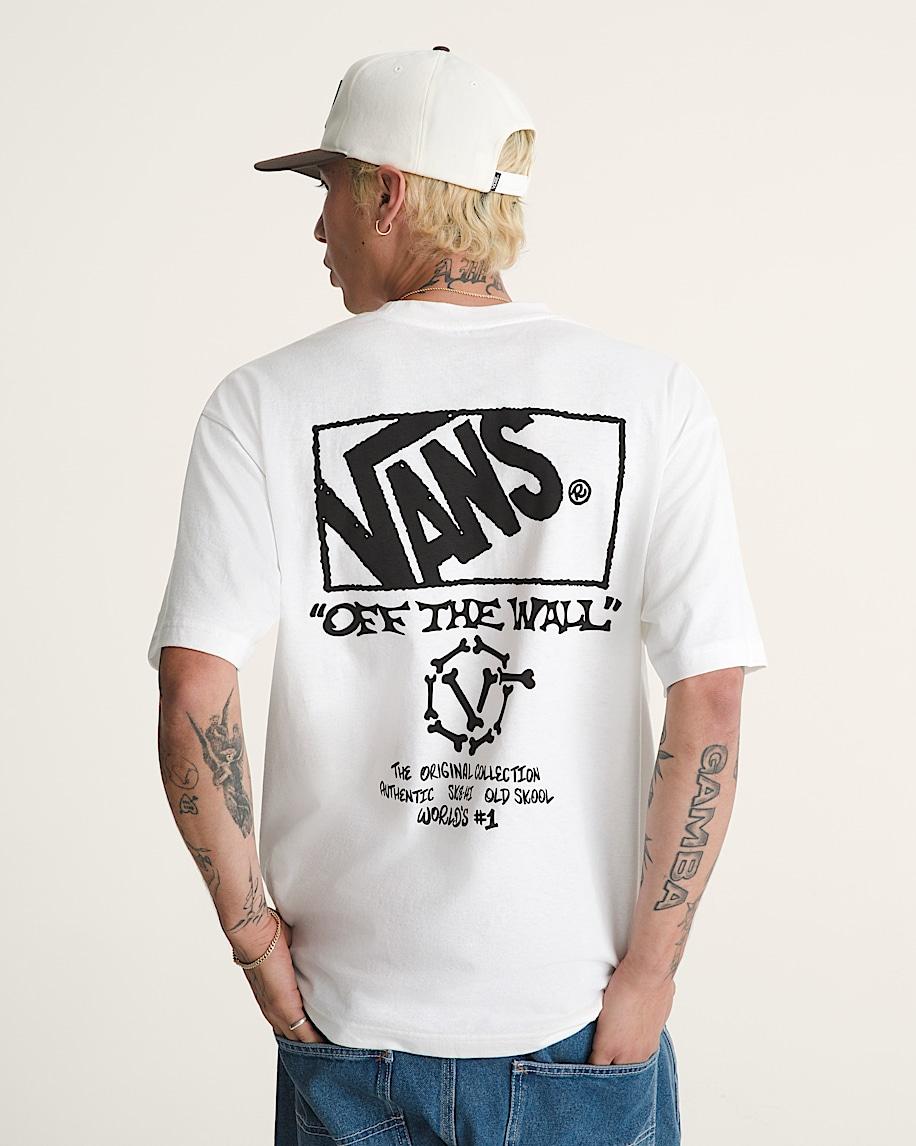 Taka Hayashi For Vault By Vans Circle Bones T-Shirt White