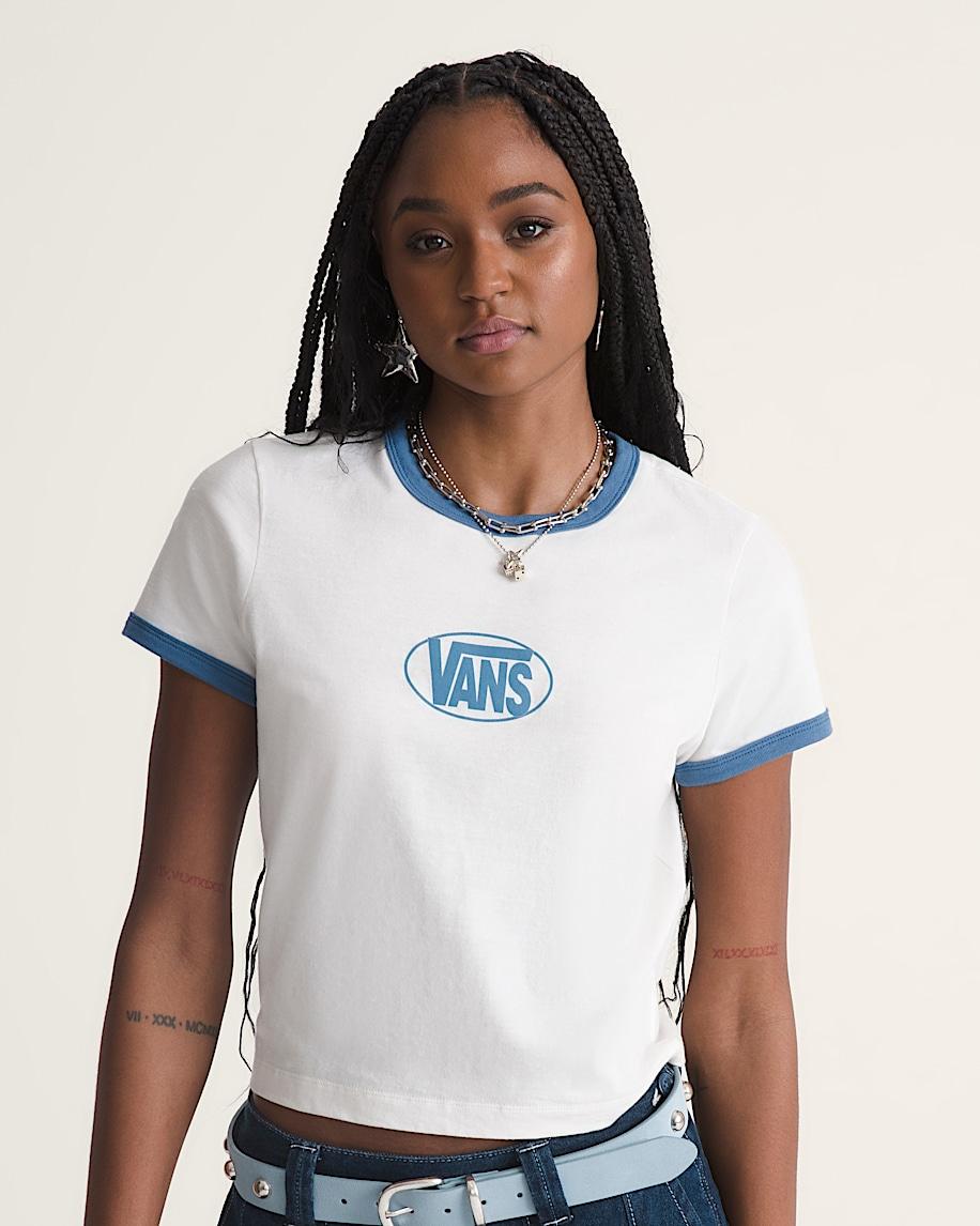 Taka Hayashi For Vault By Vans Circle V Ringer T-Shirt Egret White