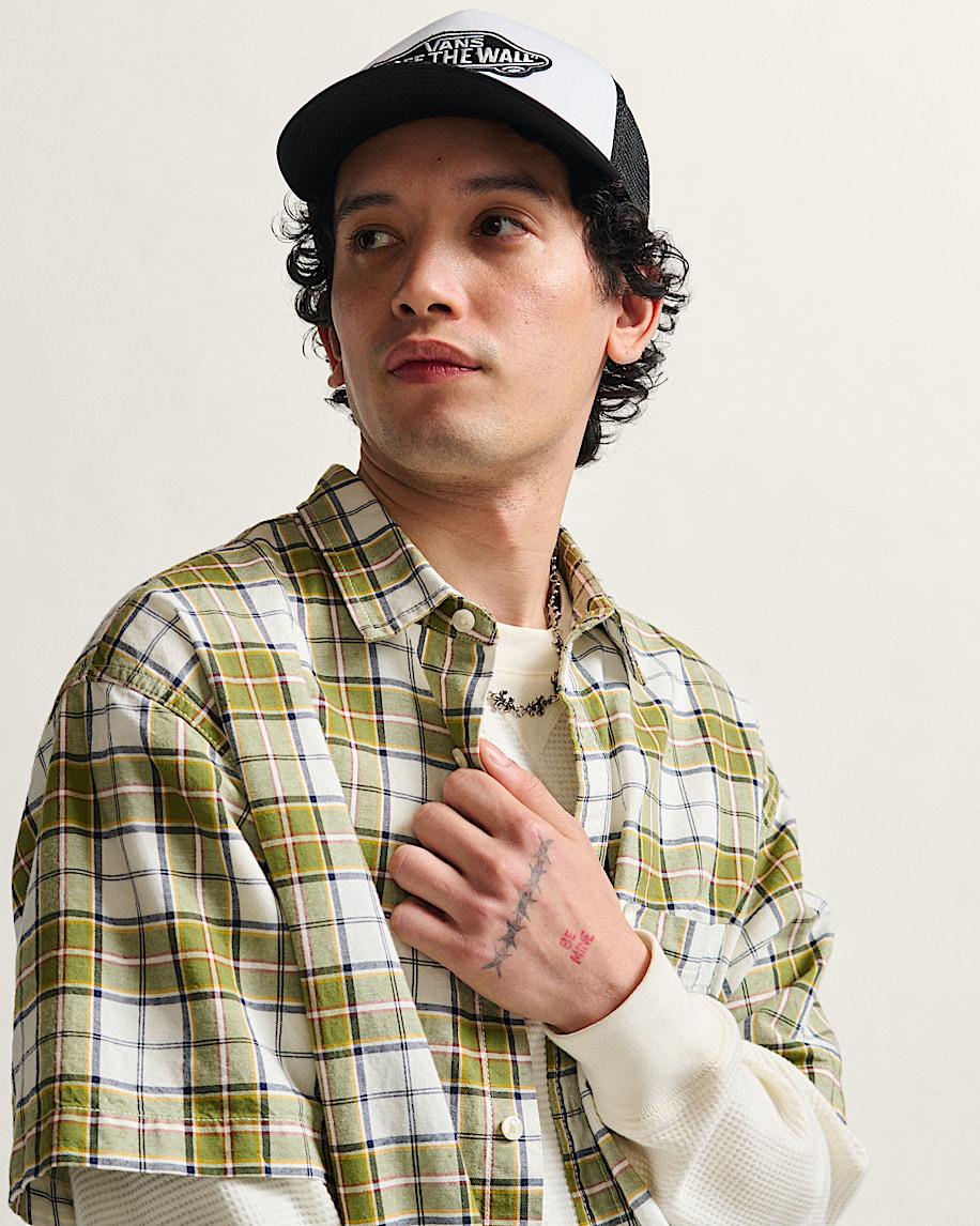 Taka Hayashi For Vault By Vans Classic Patch Trucker Hat Black White