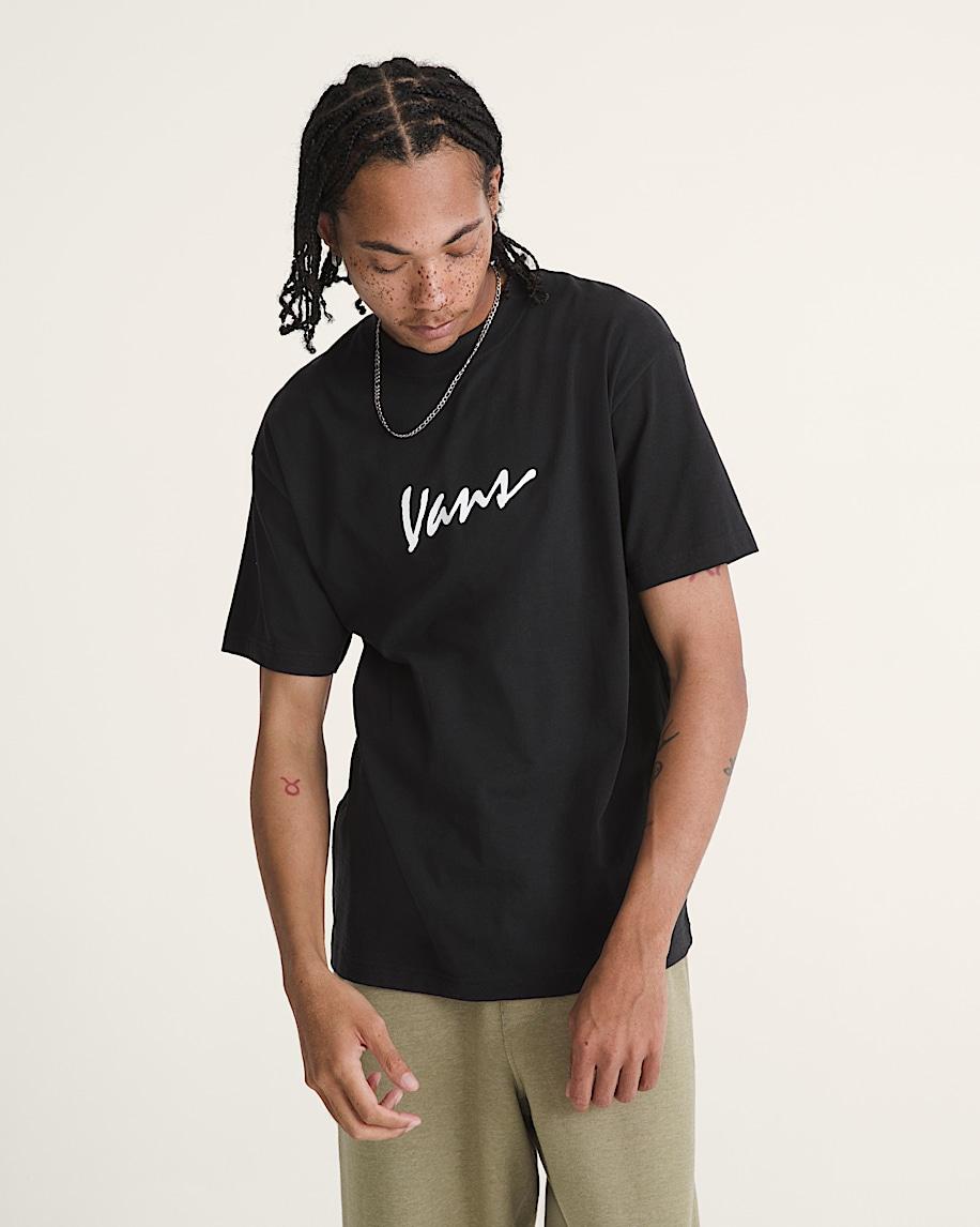 Taka Hayashi For Vault By Vans Classic Script T-Shirt Black White
