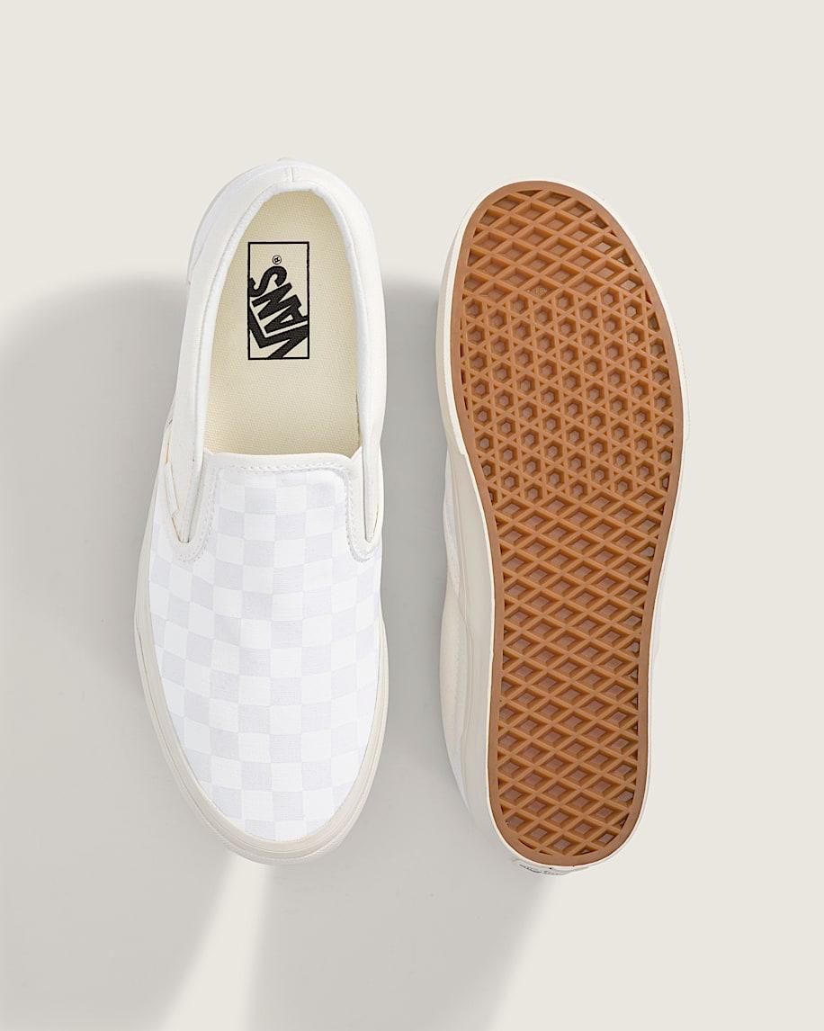 Taka Hayashi For Vault By Vans Classic Slip-On Checkerboard Shoe Checkerboard Blanc De Blanc White