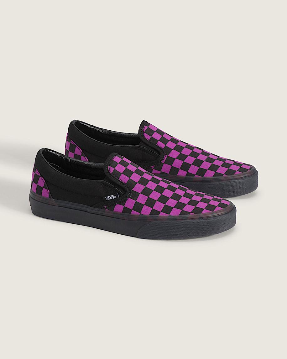 Taka Hayashi For Vault By Vans Classic Slip-On Checkerboard Shoe Checkerboard Black Purple