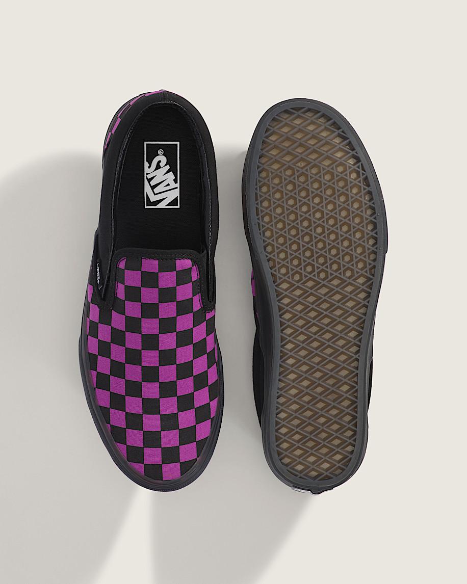 Taka Hayashi For Vault By Vans Classic Slip-On Checkerboard Shoe Checkerboard Black Purple