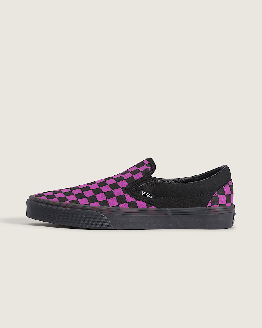 taka hayashi for vault by vans Classic Slip-On Checkerboard Shoe Checkerboard Black Purple