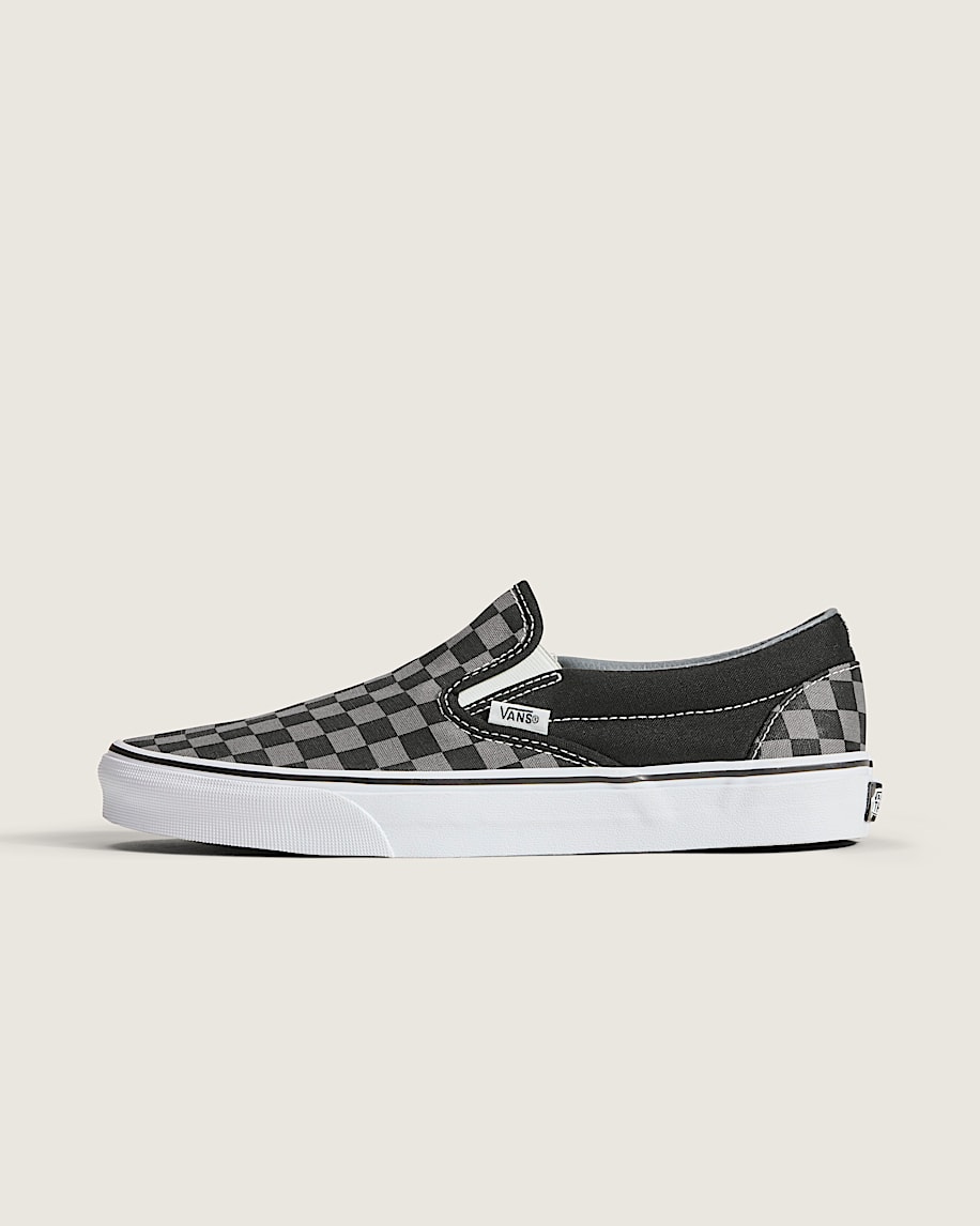taka hayashi for vault by vans Classic Slip-On Checkerboard Shoe Checkerboard Black Pewter Grey