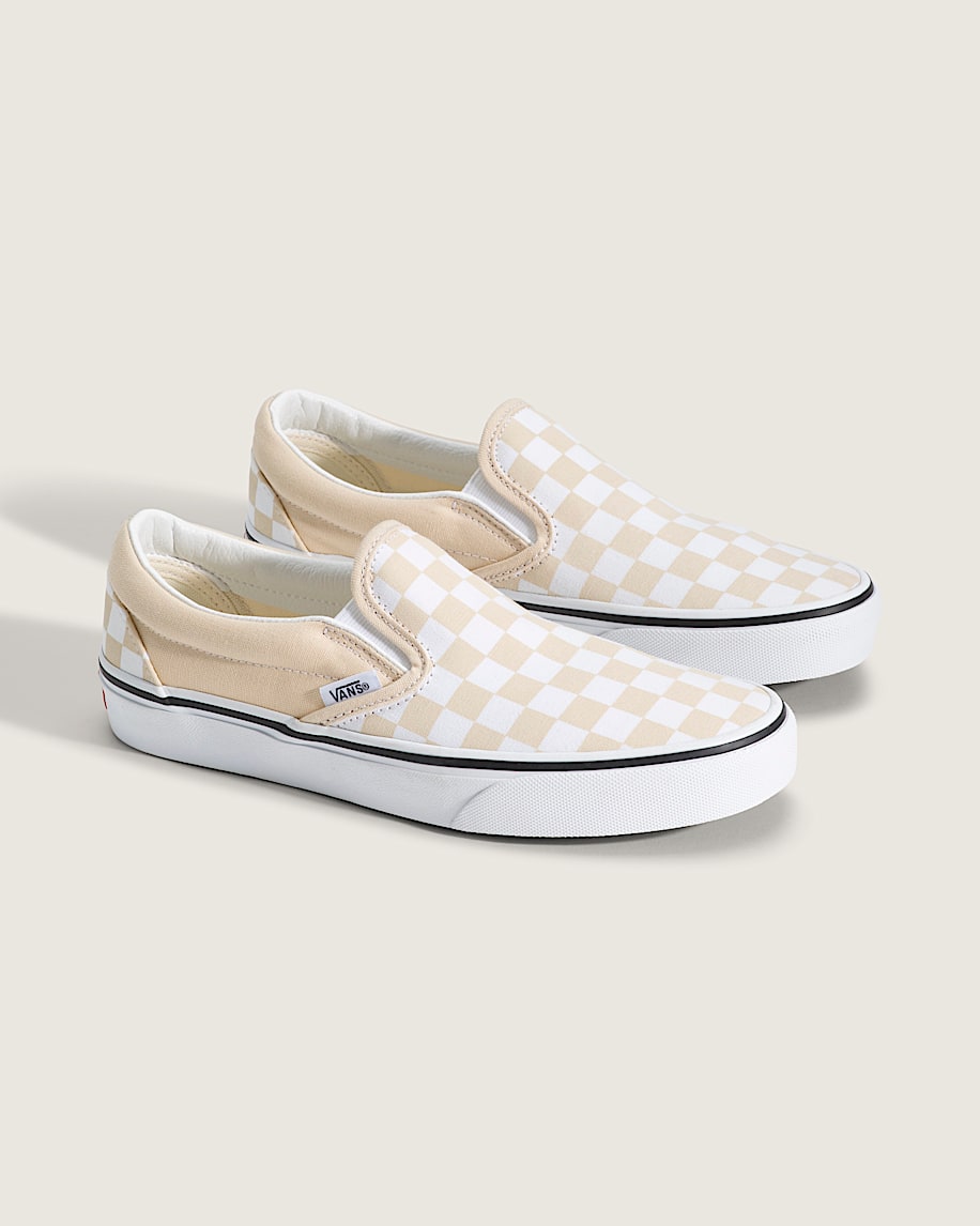 Taka Hayashi For Vault By Vans Classic Slip-On Checkerboard Shoe Checkerboard Creme Brule Beige