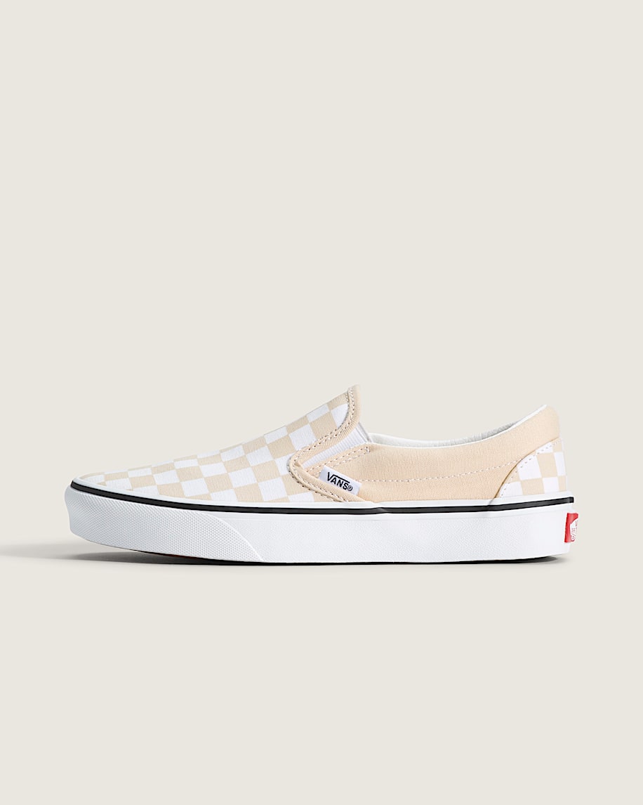 taka hayashi for vault by vans Classic Slip-On Checkerboard Shoe Checkerboard Creme Brule Beige