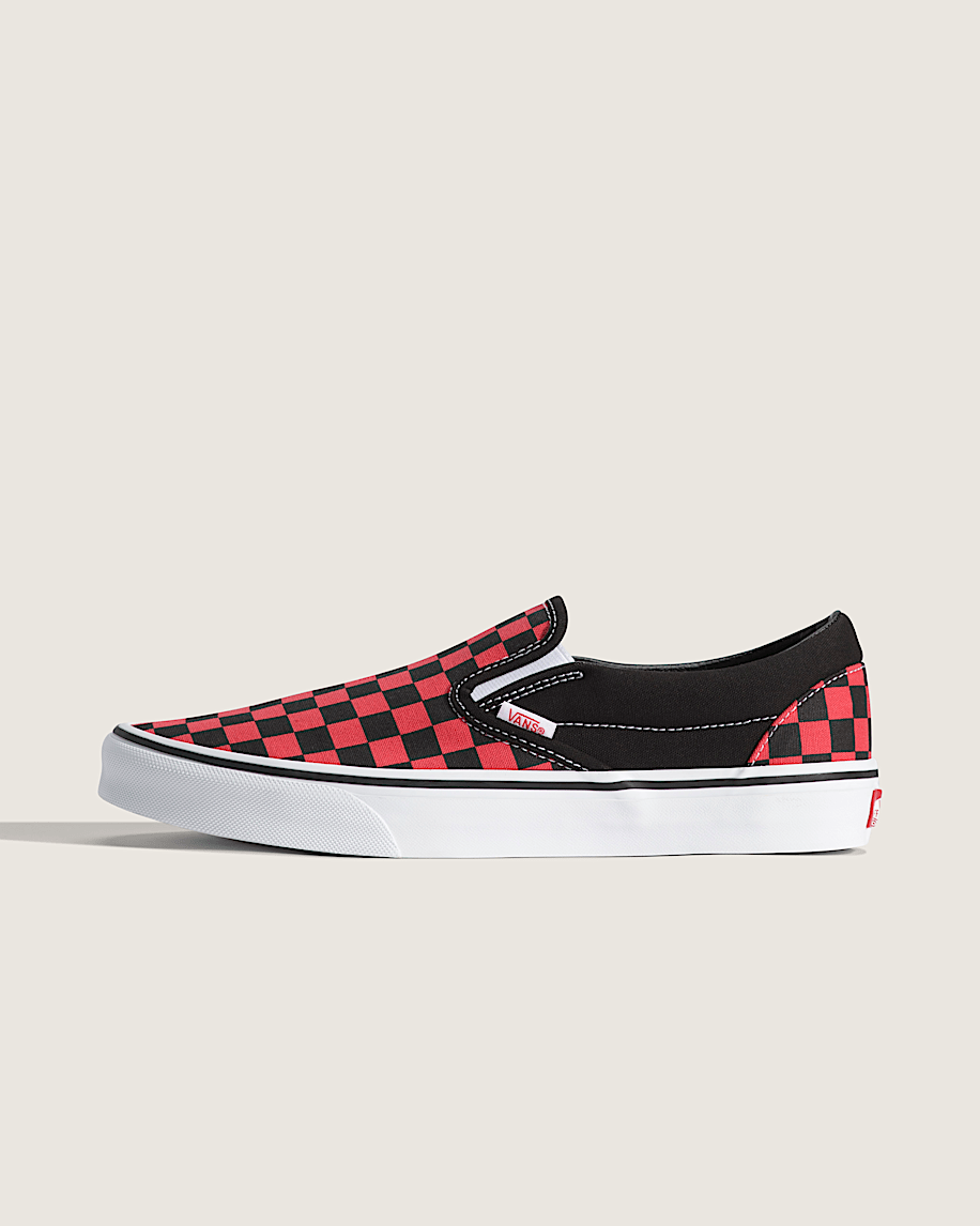 taka hayashi for vault by vans Classic Slip-On Checkerboard Shoe Checkerboard Crimson Haze Red