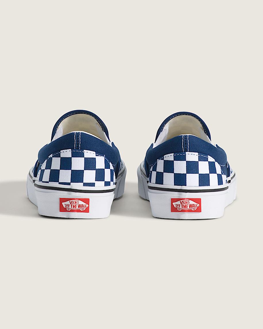 Taka Hayashi For Vault By Vans Classic Slip-On Checkerboard Shoe Checkerboard Deep Indigo Blue