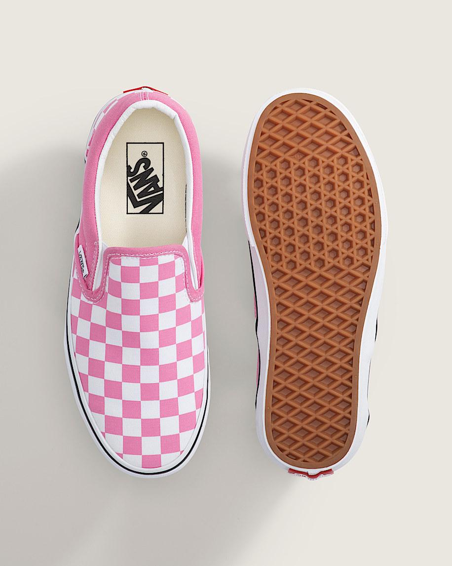 Taka Hayashi For Vault By Vans Classic Slip-On Checkerboard Shoe Checkerboard Fizz Pink