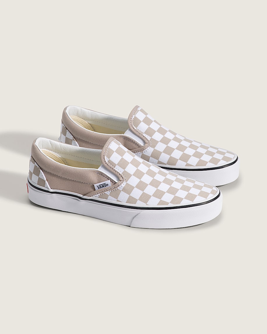 Taka Hayashi For Vault By Vans Classic Slip-On Checkerboard Shoe Checkerboard Mushroom Brown