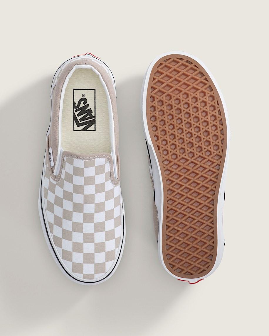Taka Hayashi For Vault By Vans Classic Slip-On Checkerboard Shoe Checkerboard Mushroom Brown