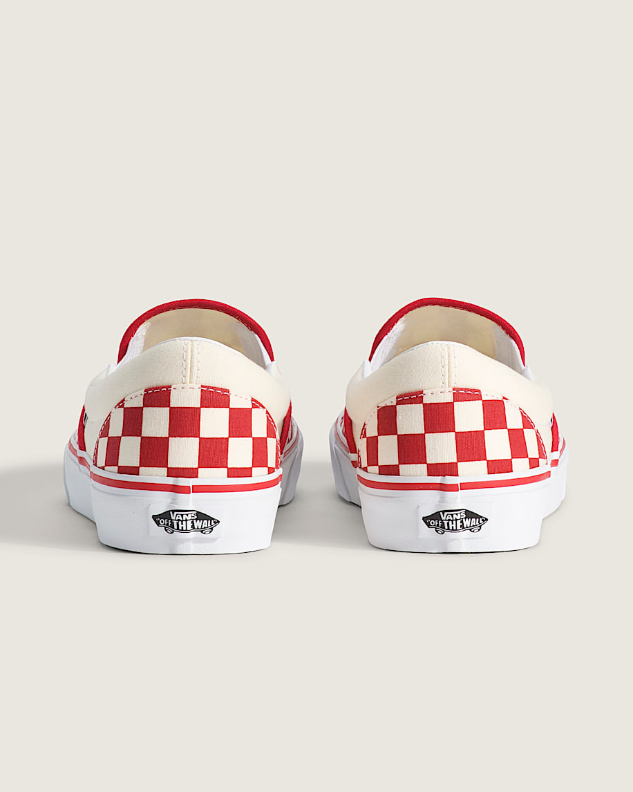 Taka Hayashi For Vault By Vans Classic Slip-On Checkerboard Shoe Checkerboard Racing Red White