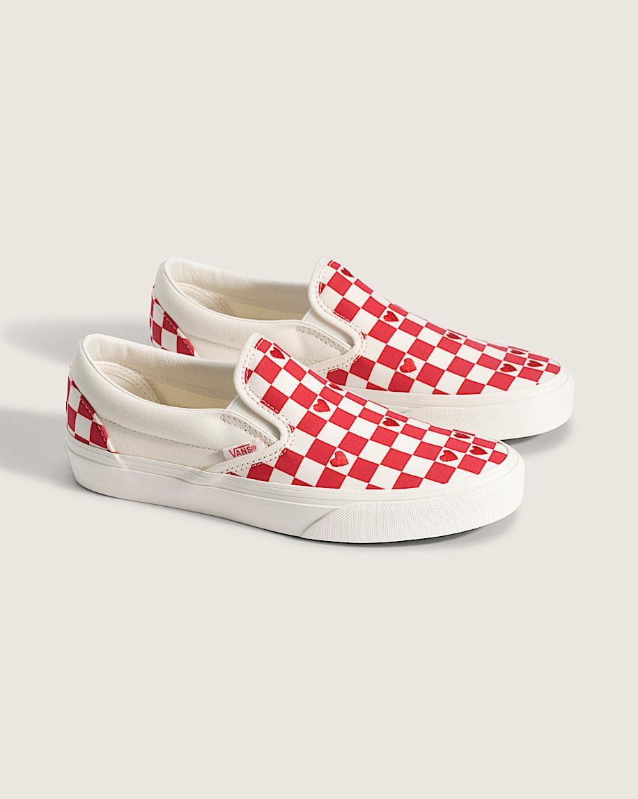 Taka Hayashi For Vault By Vans Classic Slip-On Checkerboard Shoe Checkerboard Racing Red