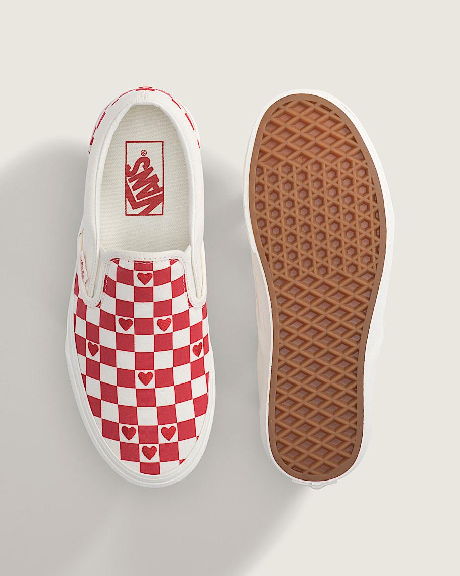 Taka Hayashi For Vault By Vans Classic Slip-On Checkerboard Shoe Checkerboard Racing Red