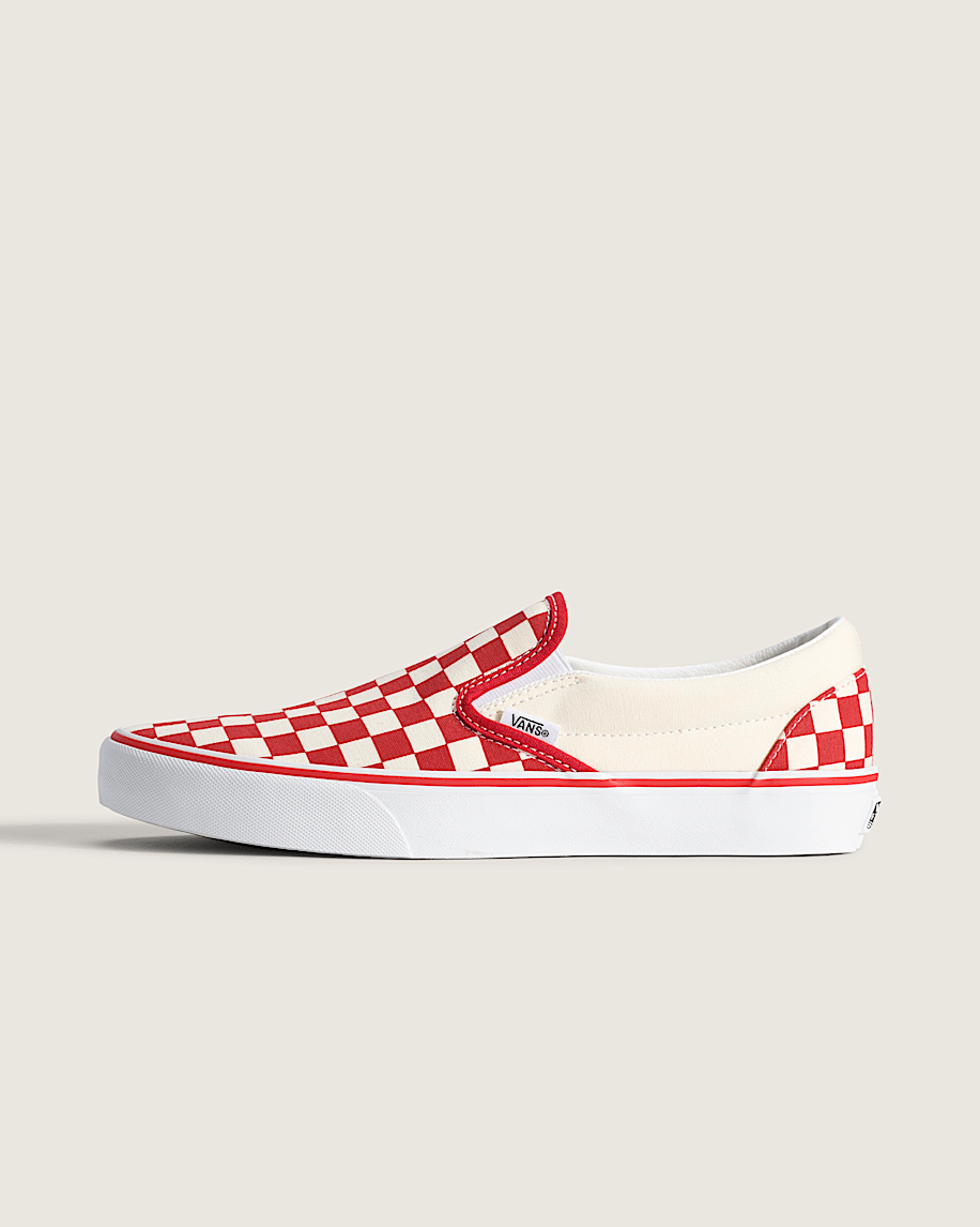 taka hayashi for vault by vans Classic Slip-On Checkerboard Shoe Checkerboard Racing Red White