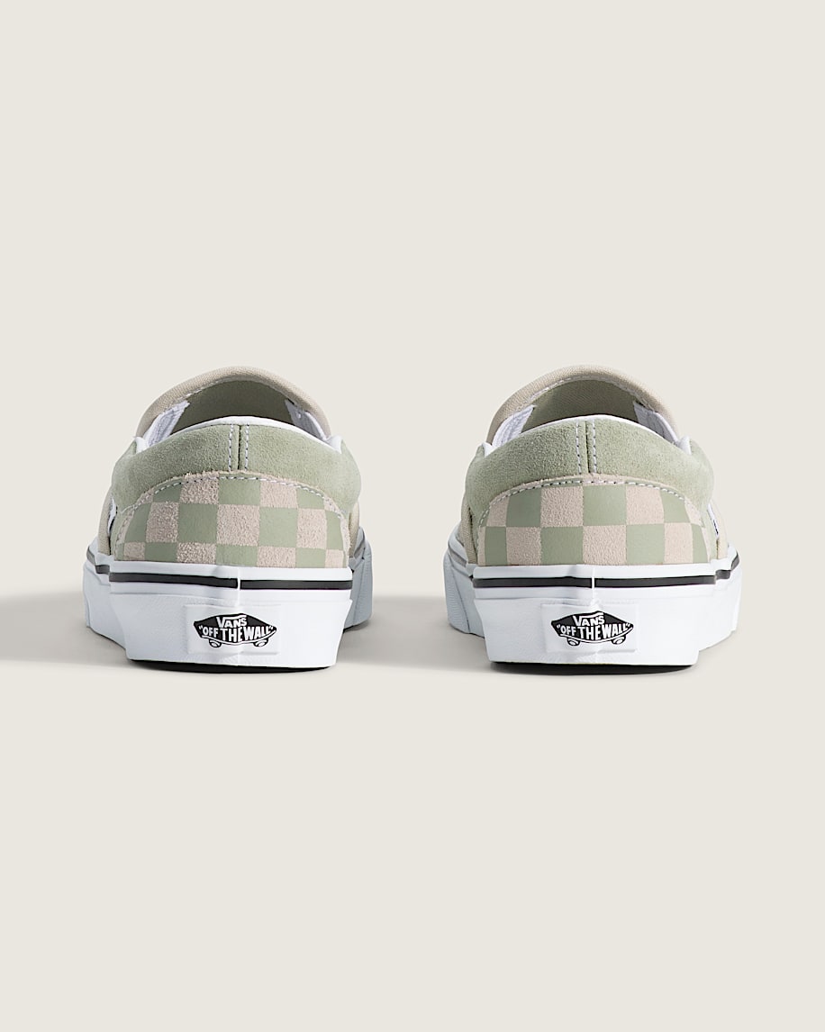 Taka Hayashi For Vault By Vans Classic Slip-On Checkerboard Shoe Checkerboard Soft Sage Green