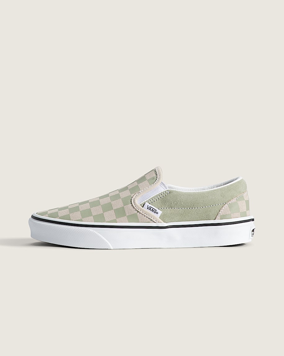 taka hayashi for vault by vans Classic Slip-On Checkerboard Shoe Checkerboard Soft Sage Green