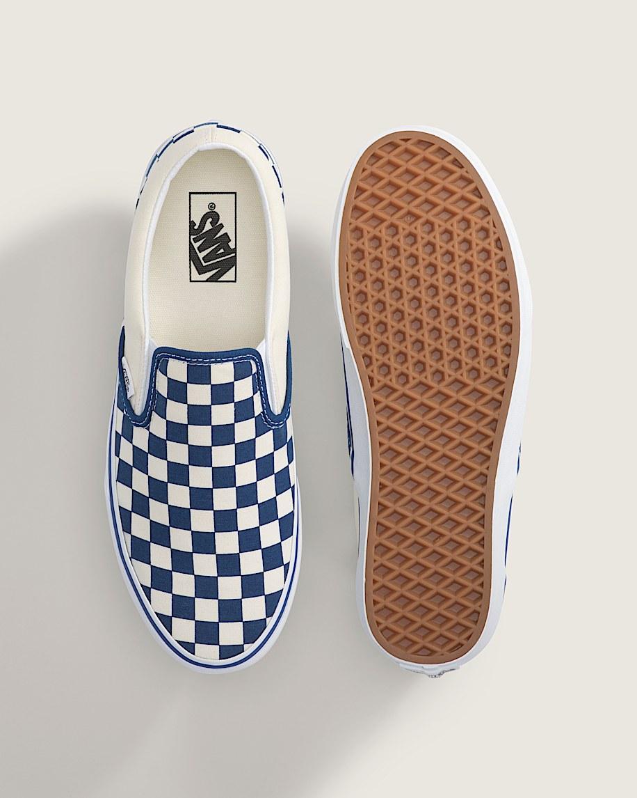 Taka Hayashi For Vault By Vans Classic Slip-On Checkerboard Shoe Checkerboard True Blue White