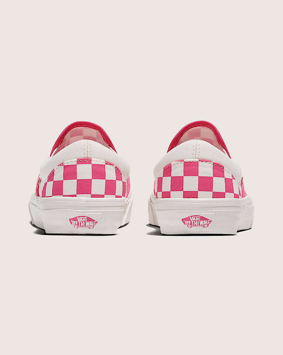 Taka Hayashi For Vault By Vans Classic Slip-On Checkerboard Shoe Honeysuckle Pink White