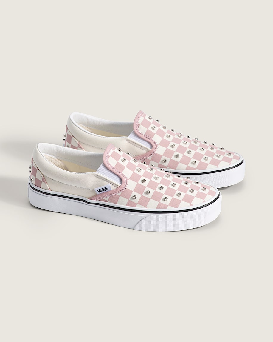 Taka Hayashi For Vault By Vans Classic Slip-On Checkerboard Shoe Misty Mauve Pink