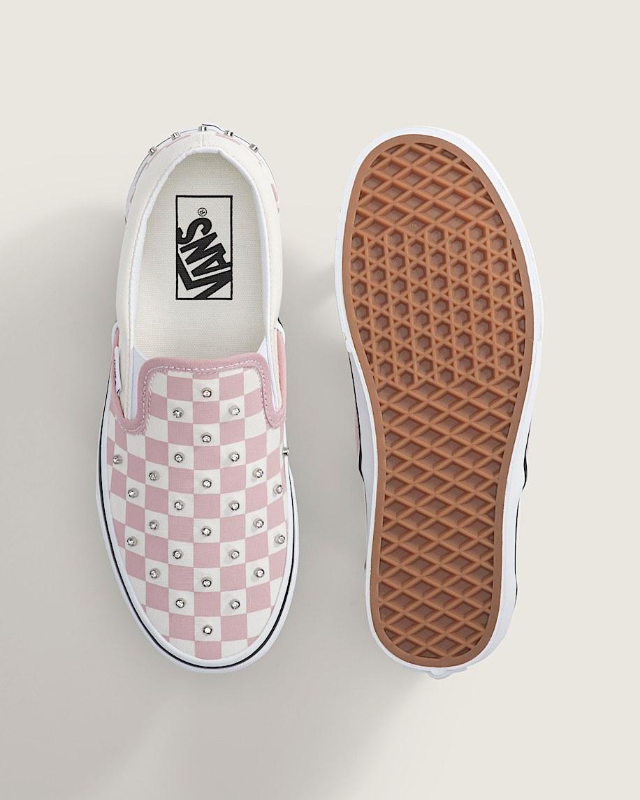 Taka Hayashi For Vault By Vans Classic Slip-On Checkerboard Shoe Misty Mauve Pink