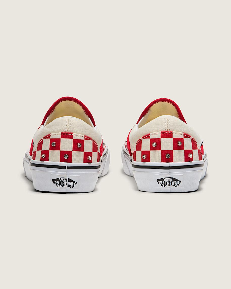 Taka Hayashi For Vault By Vans Classic Slip-On Checkerboard Shoe Racing Red White