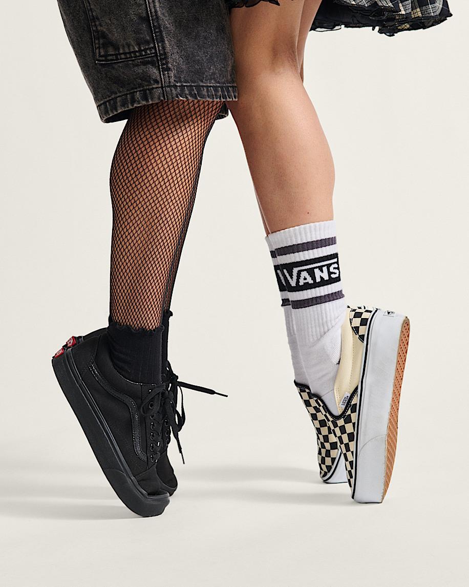 Taka Hayashi For Vault By Vans Classic Slip-On Platform Checkerboard Shoe Checkerboard Black Classic White