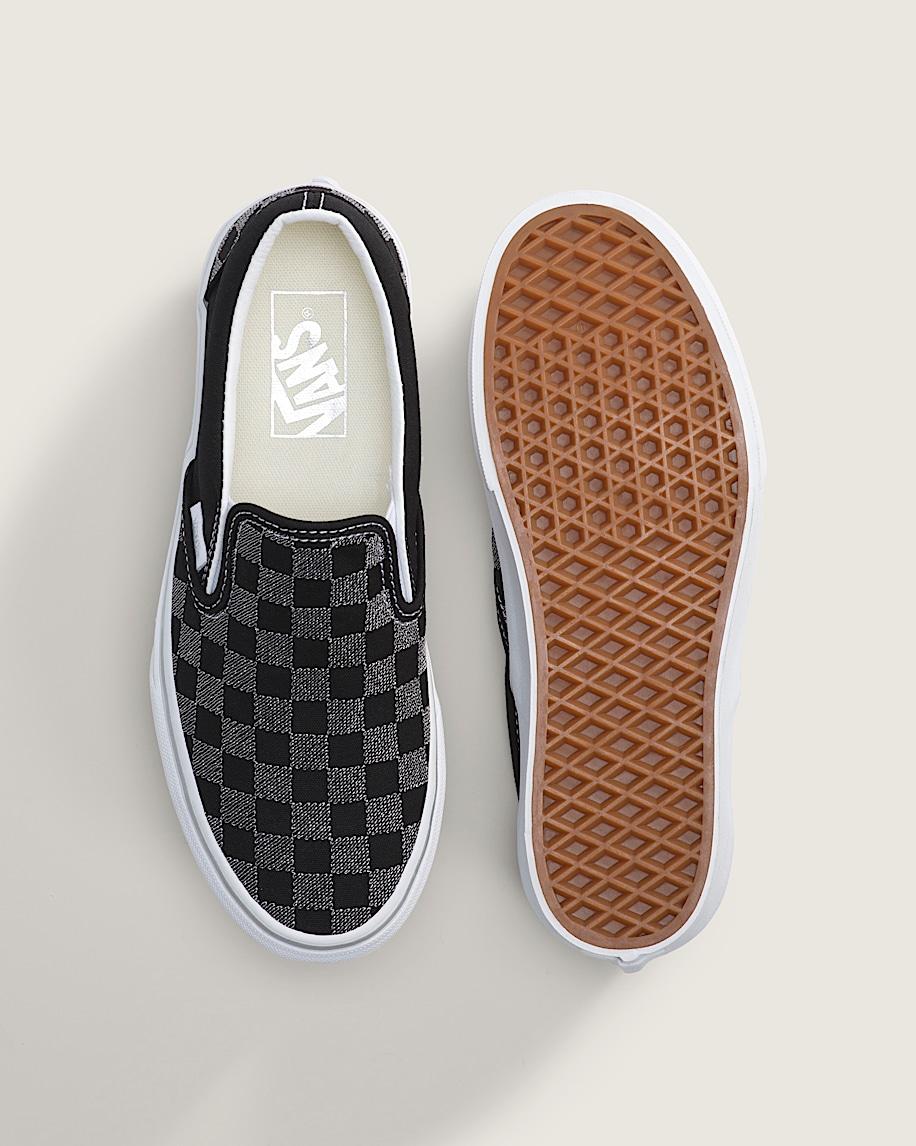 Taka Hayashi For Vault By Vans Classic Slip-On Platform Checkerboard Shoe Checkerboard Black