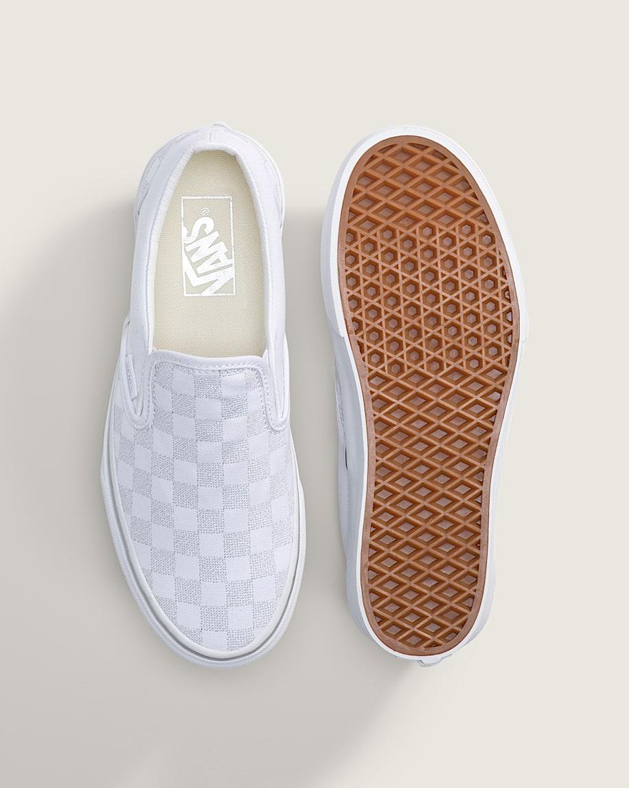 Taka Hayashi For Vault By Vans Classic Slip-On Platform Checkerboard Shoe Checkerboard Silver Grey