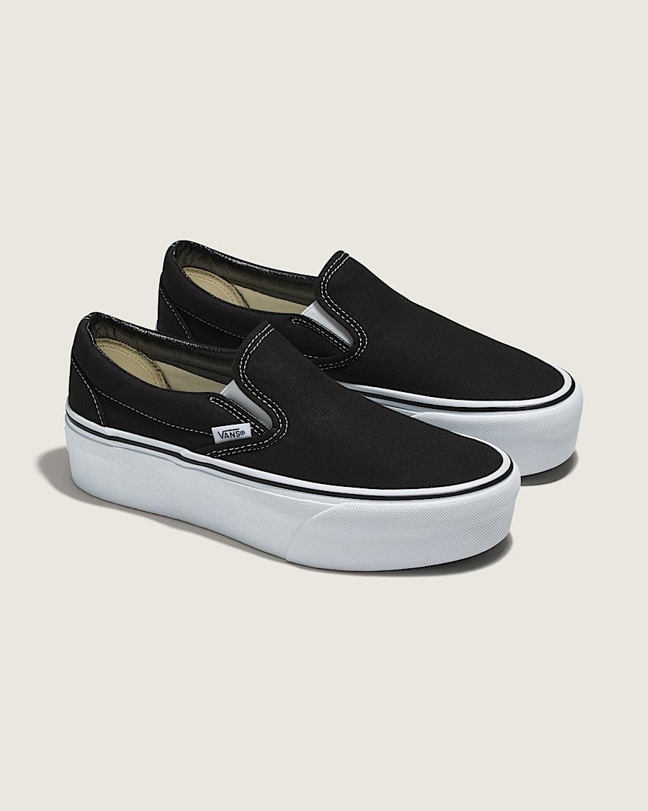 Taka Hayashi For Vault By Vans Classic Slip-On Platform Shoe Black True White