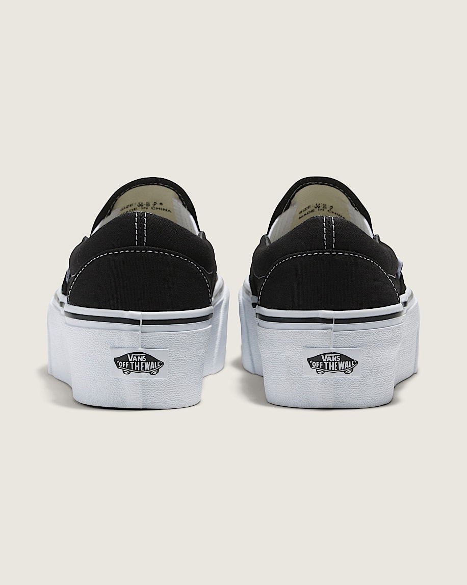 Taka Hayashi For Vault By Vans Classic Slip-On Platform Shoe Black True White
