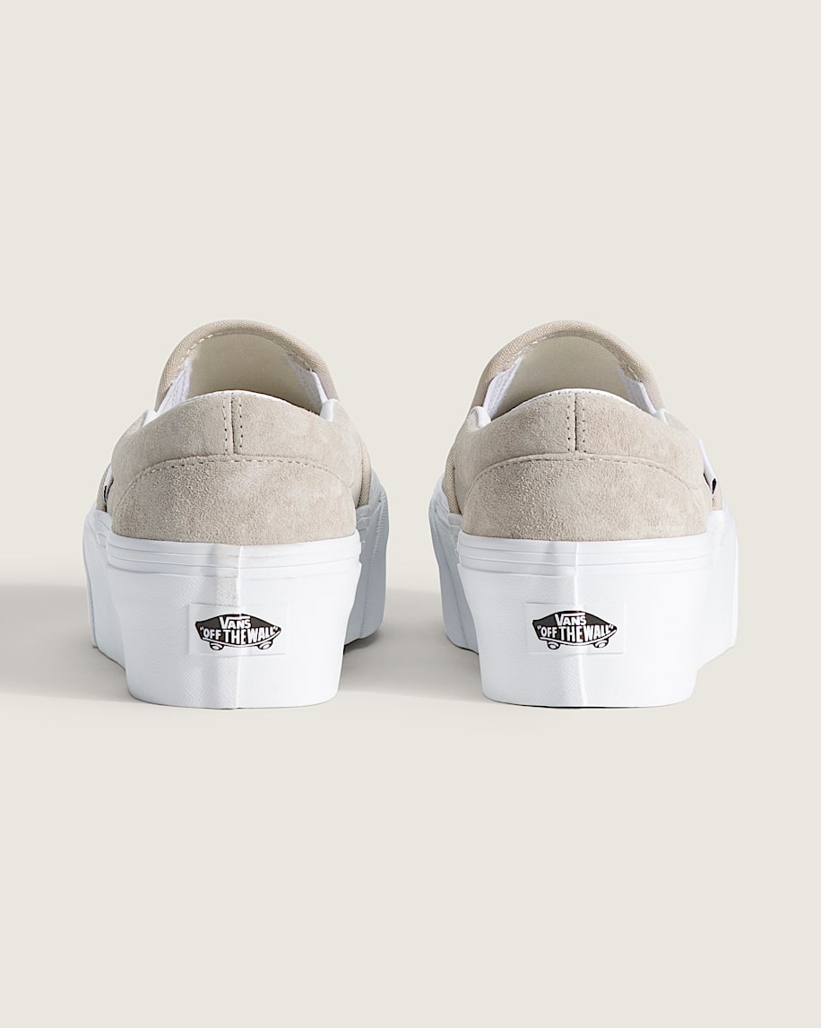 Taka Hayashi For Vault By Vans Classic Slip-On Platform Shoe Oatmeal Beige