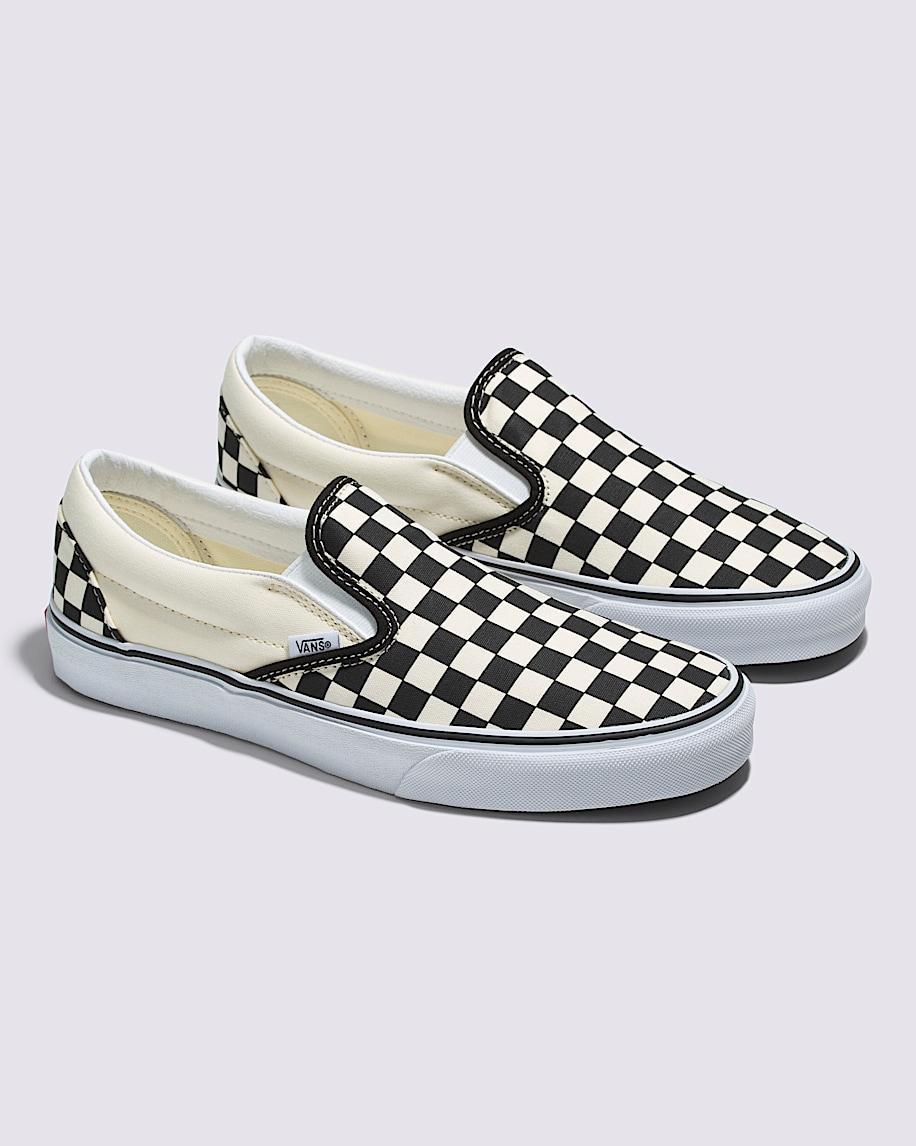 Taka Hayashi For Vault By Vans Classic Slip-On Wide Checkerboard Shoe Checkerboard Black Classic White