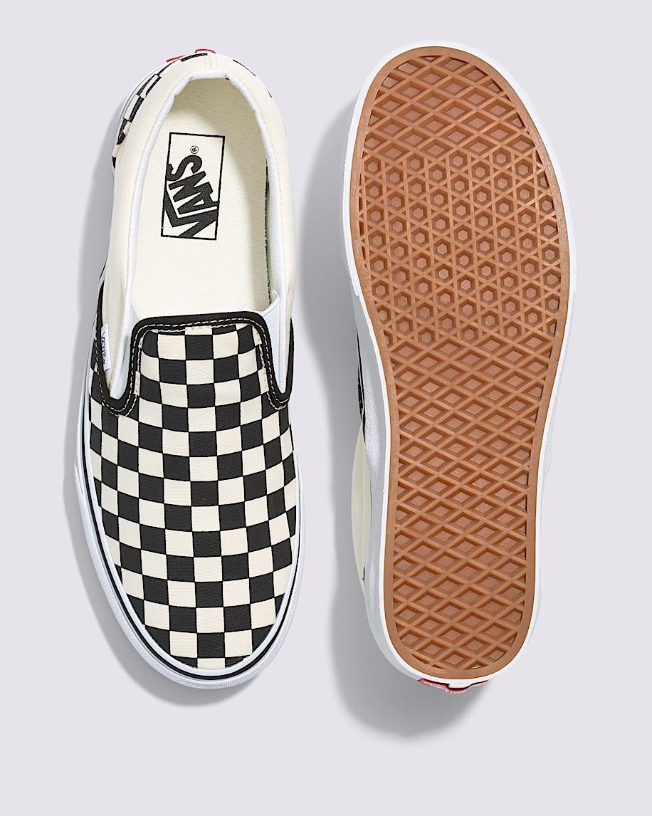 Taka Hayashi For Vault By Vans Classic Slip-On Wide Checkerboard Shoe Checkerboard Black Classic White