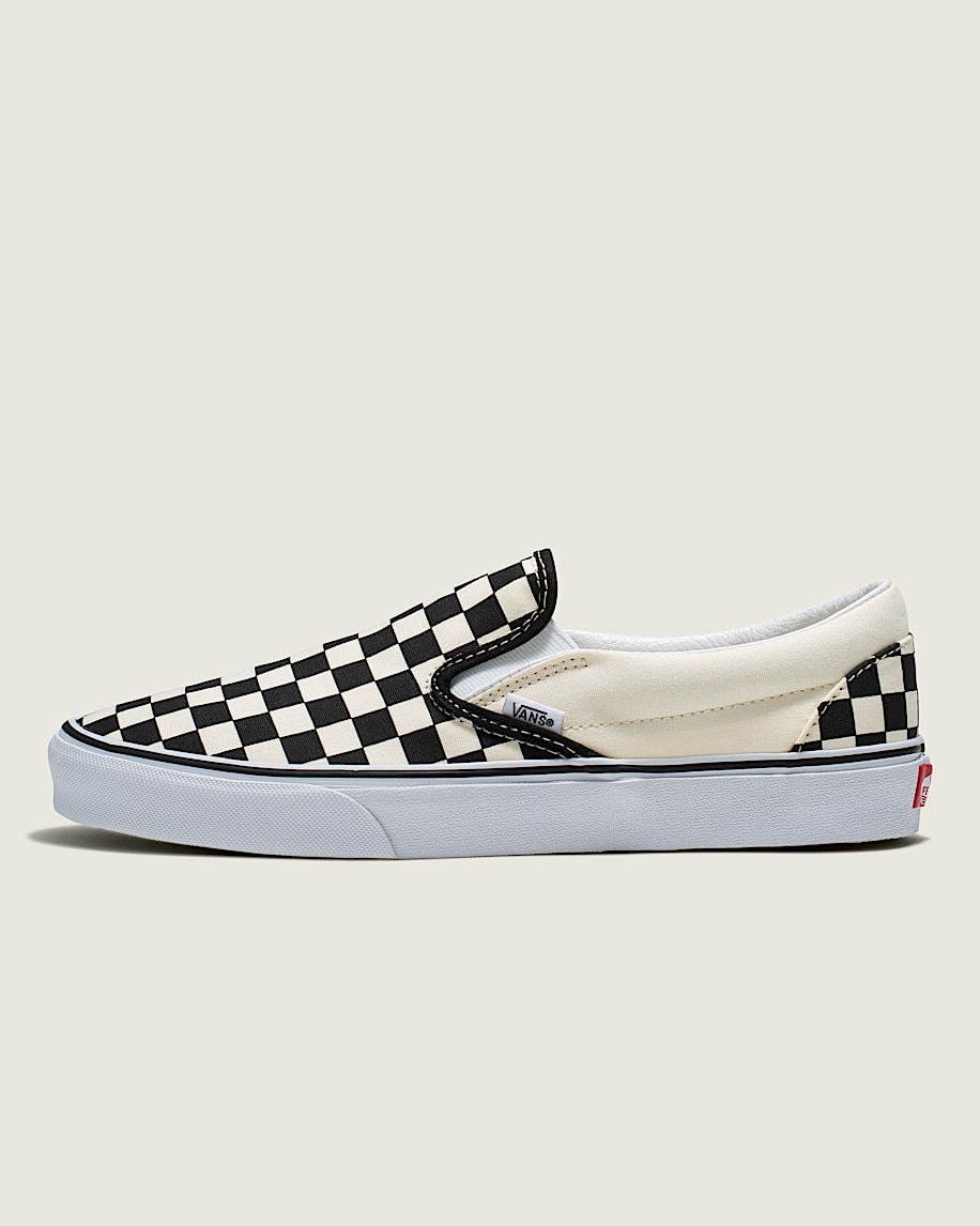 taka hayashi for vault by vans Classic Slip-On Wide Checkerboard Shoe Checkerboard Black Classic White