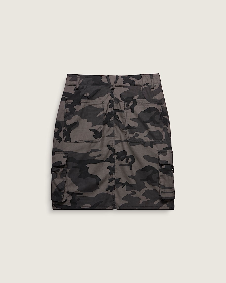Taka Hayashi For Vault By Vans Cobra Cargo Skirt Camo Black Grey